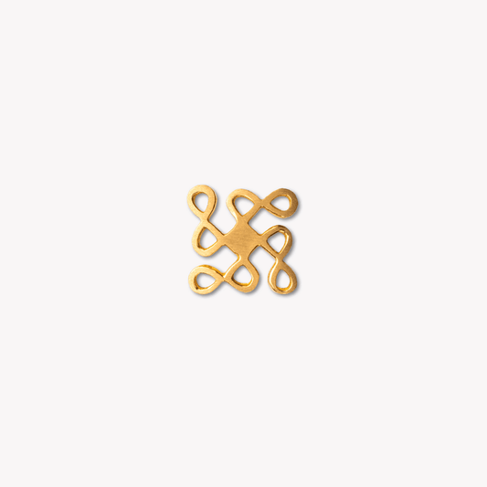 Kolam 02 Nose Pin Design